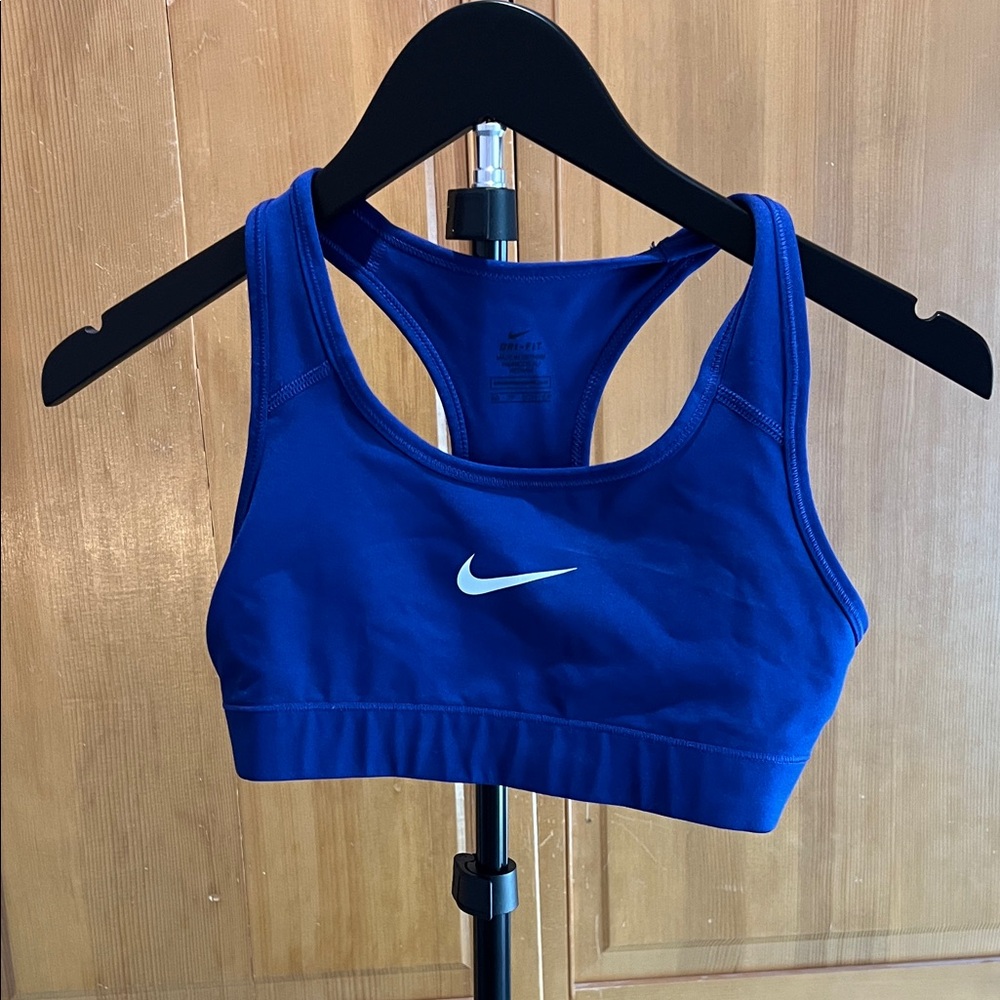 Nike Women's Vibrant Blue Dri-fit Sports Bra